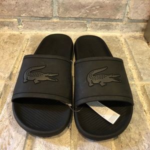 NEW Lacoste Men's Croco 319 Slide Sandal size 12